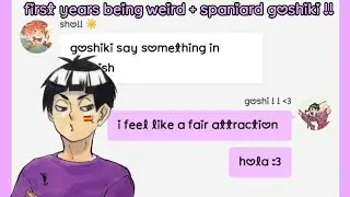 first years chaos woo!! || haikyuu texts