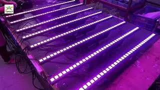 TIPTOP 36X3W RGB 3IN1 Color SMD LED Bar Wall Washer Light IP20 Background Matrix Light Rainbow Chase