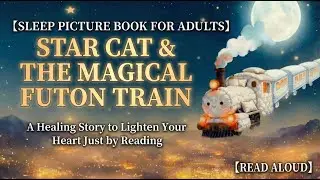 [Sleep Story ] Star Cat and the Magic Futon Train | A Healing Journey to Relax Your Mind