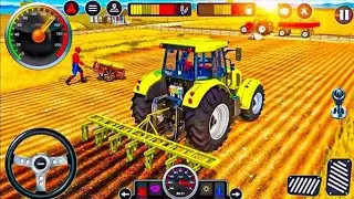 Modern Tractor Farming Driving Simulator 3D - New Tractor Games - Android Gameplay