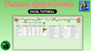 How to Build a Christmas Budget Tracker in Excel (with Custom Categories & Progress Bars!)
