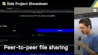 ZeroShare - A client-side secure P2P file sharing using WebRTC | Side Project Showdown