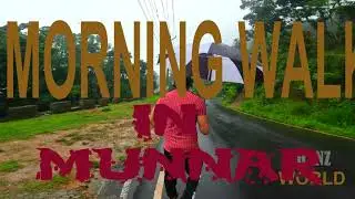 Morning Walk in Munnar | Waterfall | Rain  | May #2022
