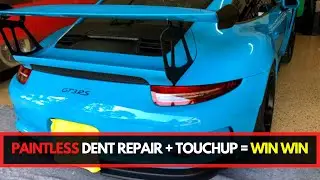 PORSCHE GT3 RS PAINTLESS DENT REPAIR & TOUCHUP