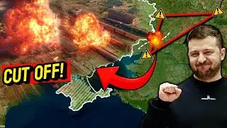 Crimea Is Cut Off: How Ukraine Disrupts Russia&rsquo;s Last Railway Lifeline in Rostov!