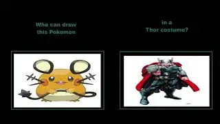 Who Can Draw Dedenne In A Thor Costume? (Pokemon/Marvel Comics Fan Request)