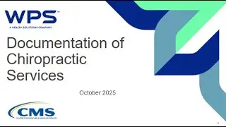 Documentation of Chiropractic Services