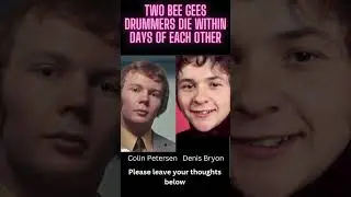 Two 'Bee Gees' drummers die within days of each other #shorts