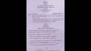 hnbgu llb 2nd semester constitution law 2nd paper 2023-24