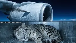 Rare Snow Leopard Found Hiding in Cargo Plane Engine &mdash; Crew's Heroic Rescue at 30,000 Feet