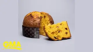 40-year-old Italian bakery shows us how a classic loaf of panettone is made l GMA