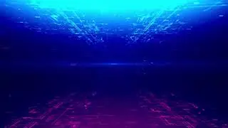 ENC : Cyberpunk Neon Digital Tunnel Looped Background Animation _ Free Version