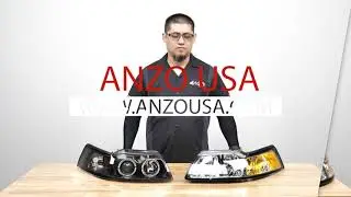 Anzo USA 1999-2004 Ford Mustang Headlights