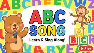 The Alphabet Song For Kids | Basic English Learning