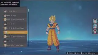 DRAGON BALL: Sparking! ZERO Encyclopedia girl talk (Goku)