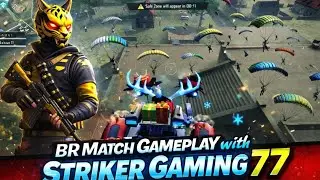 BR Match Gameplay 🔥 Striker Gaming 77 | Full Action Free Fire
