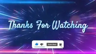 Outro template thanks for watching | INTROFY