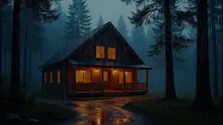 HEAVY RAIN on Roof for Deep Sleep & Insomnia Relief - Rain Sounds For Relaxing Your Mind And Sleep
