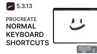 [Procreate 5.3.13]Normal Keyboard Shortcuts