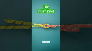 Thief Knot: This Knot Was Designed to Catch Thieves! #knot #squareknot