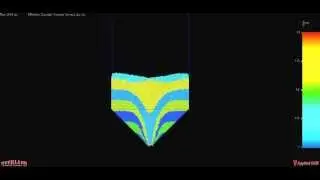 Bulk Flow Analyst&trade; Analysis of Flow Pattern in a Silo, Bin, or Hopper #2