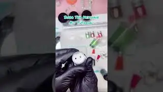 Boba Tea Beverage Keychain Kit with Resin Rockers UV Resin DIY Tutorial