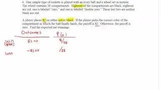 Expected Value with Roulette