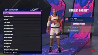 NBA 2K25 How to create Charles Barkley