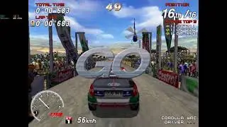 RetroArch DosBoxPure Win98SE Sega Rally 2