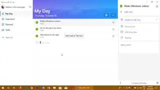Windows 10 Android and IOS App  Microsoft To Do is great for creating reminders to events and
