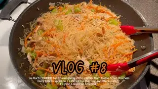 Husband Cooks Filipino Thanksgiving in Spokane, WA | Married Couple Daily Life | Pug | Black Cats