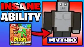 I Got The New Mythical Gorilla And Defeated The New Jungle Map! (Pixel Tower Defense)