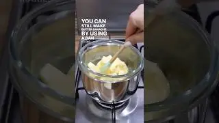 You can make Butter Ganache using the Bain Marie Mathis on the stove 🤗 #cakedecorating