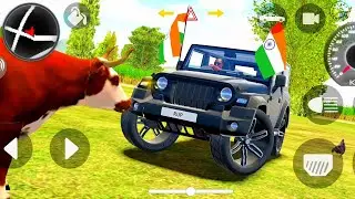 Modified Mahindra Thar😈Games:Indian Black Thar (Gadi Wala Games) Car Game Android Game #2025 #prt16