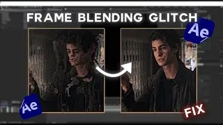 How to Fix Frame Blending Glitch on After Effects