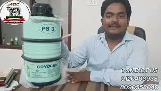 Cryogem -PS-3 ||Liquid nitrogen container|| Ps-3 model 3.9 leeter