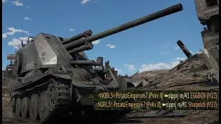 Killing 2 tanks with 1 shell in War Thunder