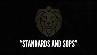 Consistency starts here: Standards & SOPS