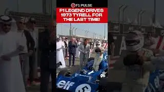 F1 Legend Jackie Stewart Drives His 1973 Tyrell Car For The LAST TIME!