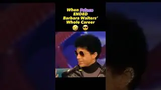 #prince ENDED #barbarawalters Whole Career on #theview 😂 #whendovescry