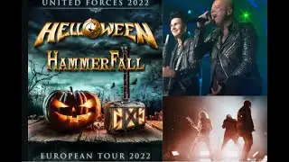 HELLOWEEN announce 2022 United Forces Tour with HammerFall ....!!
