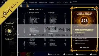 Godfall - Patch 2.4.44 un sacco di novita e rework!