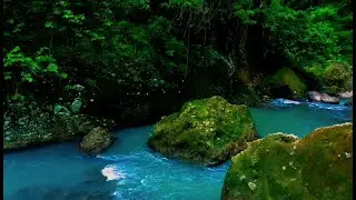 Relaxing River Sound calm water for sleep, stress relief, for yoga, for meditation