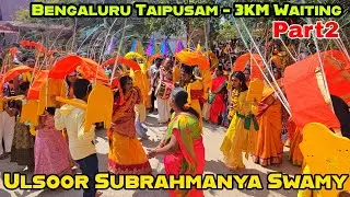 Bengaluru Thaipoosam 2026 | Massive Crowd, 2KM Waiting for Darshan | Kavadi Attam Part 2