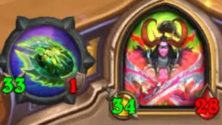 Drawing 30+ Cards in 1 Turn?! Lion's Frenzy OTK! | Hearthstone