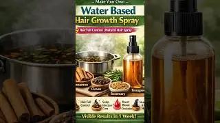வீட்டிலேயே Water Based Hair Growth Spray 😍 | Hair Fall Stop | Natural Hair Spray Tamil
