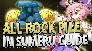 All Rock Pile Locations in Sumeru FAST ROUTE GUIDE +TIMESTAMPS | Genshin Impact 3.0