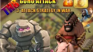 Clash Of Clans Goho Attack Strategy Th8 In War & Raid 2017