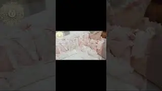 Luxury Cot Bedding Set with Snuggle Bed & Carry Nest Bouquet Style &ndash; Gultaaz