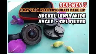Lensa Apexel Optic Pro Lens 16MM HD Wide Angle lens + CPL Filter Camera
